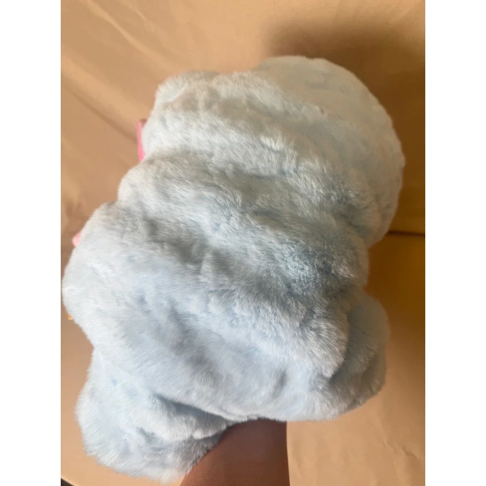 Gigglescape Frog on Lotus Flower Cloud Plush Stuffed Animal Blue Pink Green